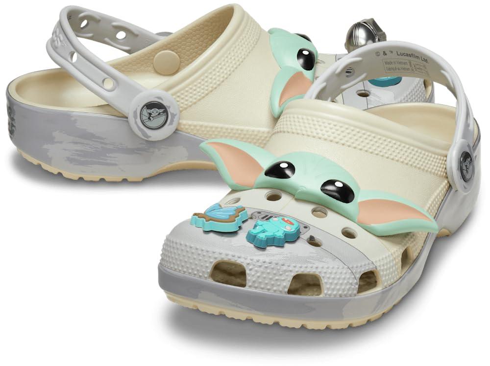 Crocs Unisex-Adult Star Wars Grogu Classic Clog Bone - Image 3
