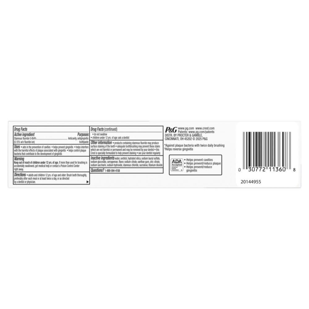 Crest Pro-Health Gum Detoxify Deep Clean Toothpaste, 4.8 oz Pack of 3 - Anticavity, Antibacterial Flouride Toothpaste, Clinically Proven, Gum and Enamel Protection, Plaque Control - Image 9