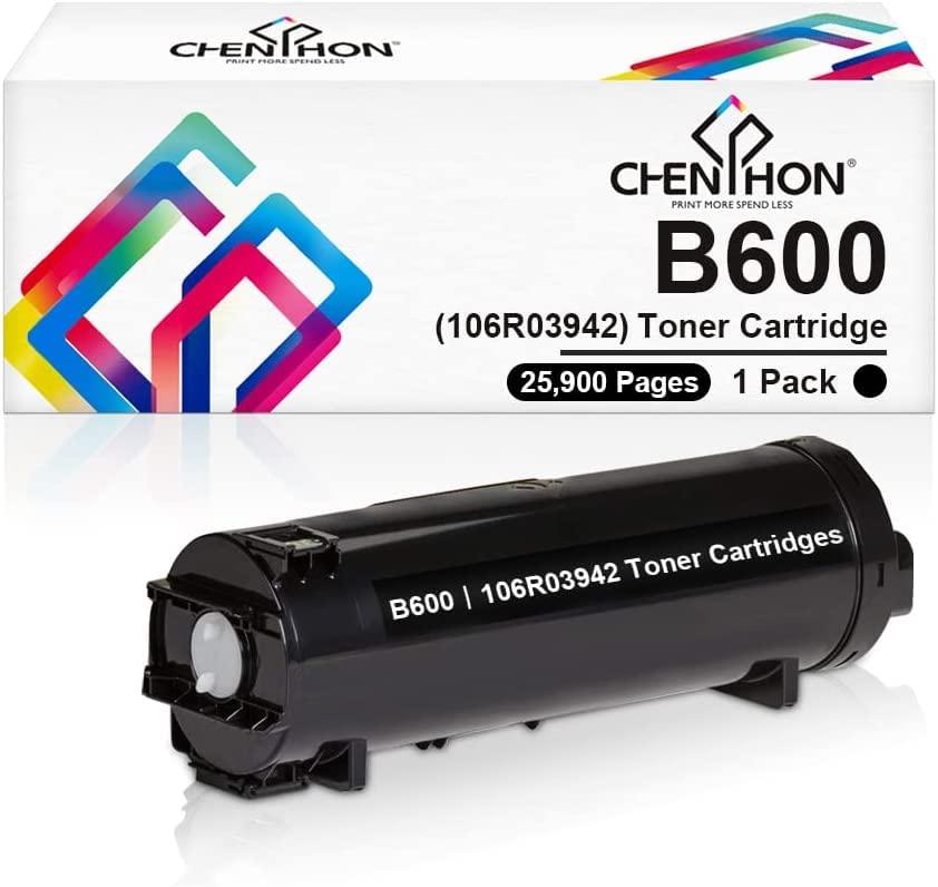 CHENPHON B600 B610 Toner Cartridge Replacement for Xerox VersaLink B600 B605 B610 B615 106R03942 Toner for Xerox B600N B600DN B610N B610DN B605X B605XL B605S B615X B615XL Printer Toner (Black 1-Pack)