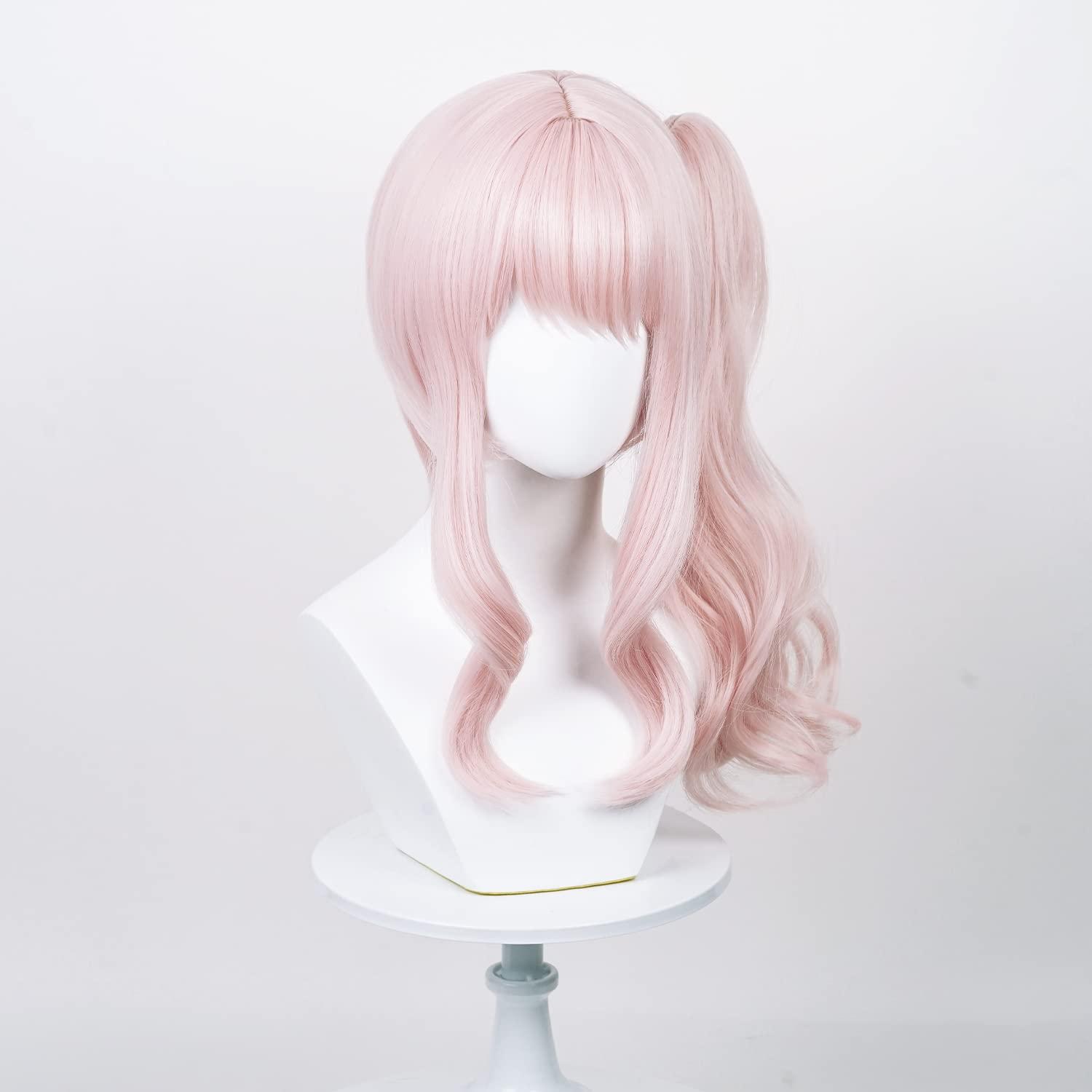 Pink Ponytail Wig for Mizuki Akiyama Cosplay Wig Costume Girls Women Anime PJSK Long Ponytails Wigs for Halloween Christmas with Cap (Pink) - Image 4
