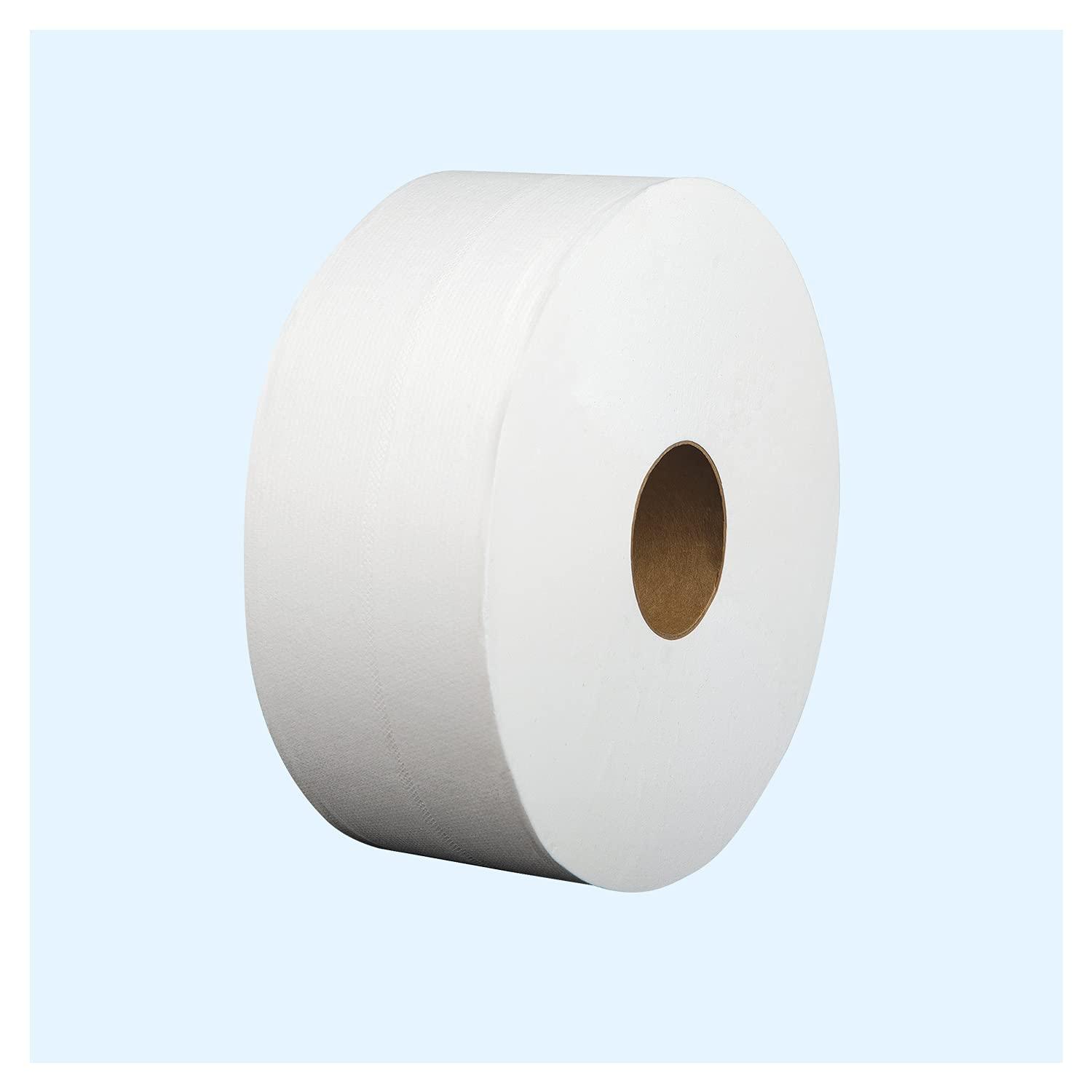 Papernet Jumbo Roll Toilet Tissue | Compatible with Universal Dispenser | 8 Rolls 2 ply 700’ x 3.4’ - Image 4
