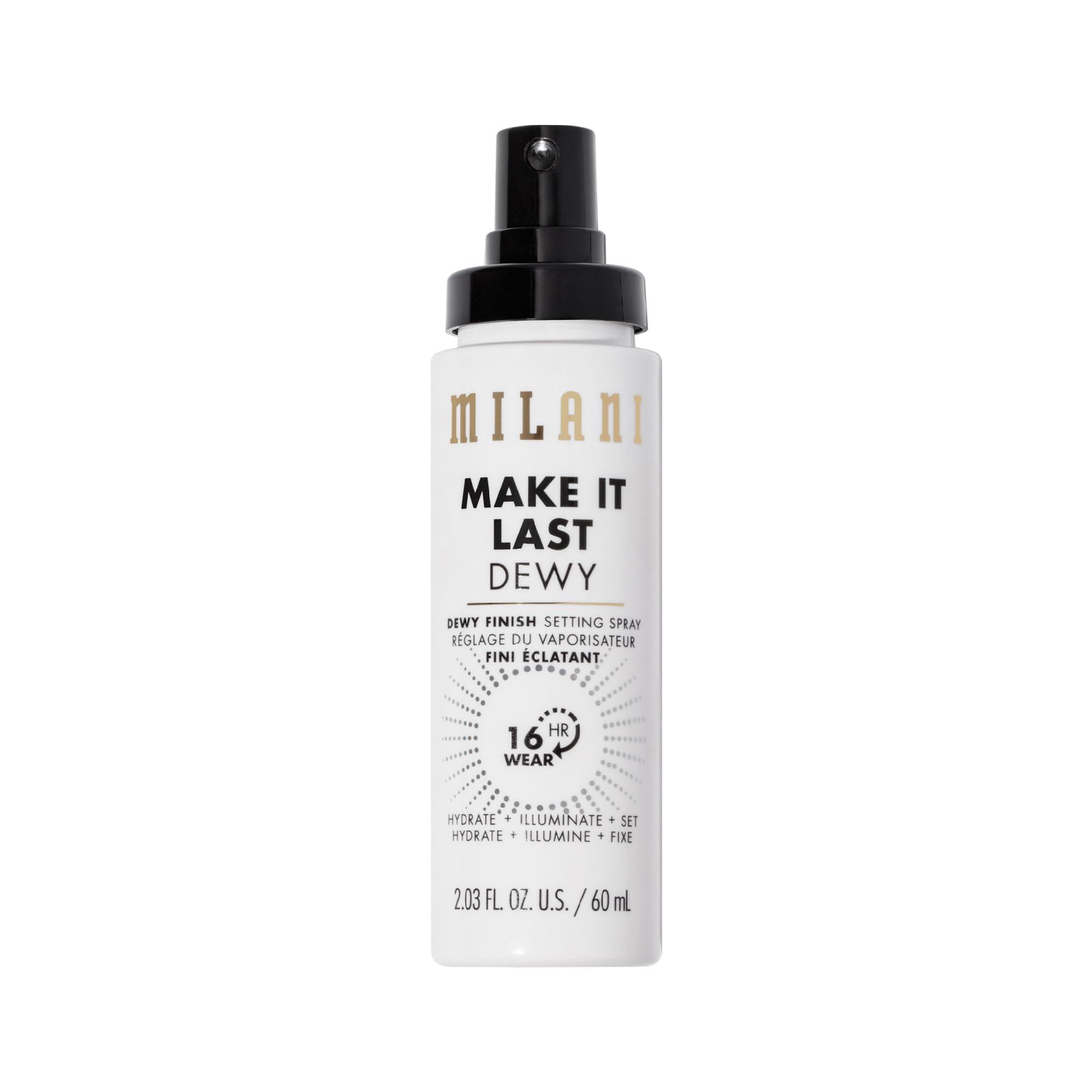 Milani Make It Dewy Setting Spray 3 in 1- Hydrate + Illuminate + Set (2.03 Fl. Oz.) Makeup Finishing Spray - Makeup Primer & Hydrating Setting Spray - Image 8