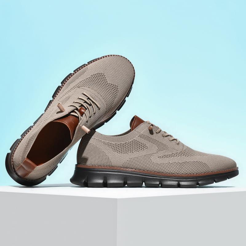 Breeze Shoes for Men Oxfords Lace-Up Lightweight Casual Walking Shoes Comfortable Dress Shoes for Men - Image 6
