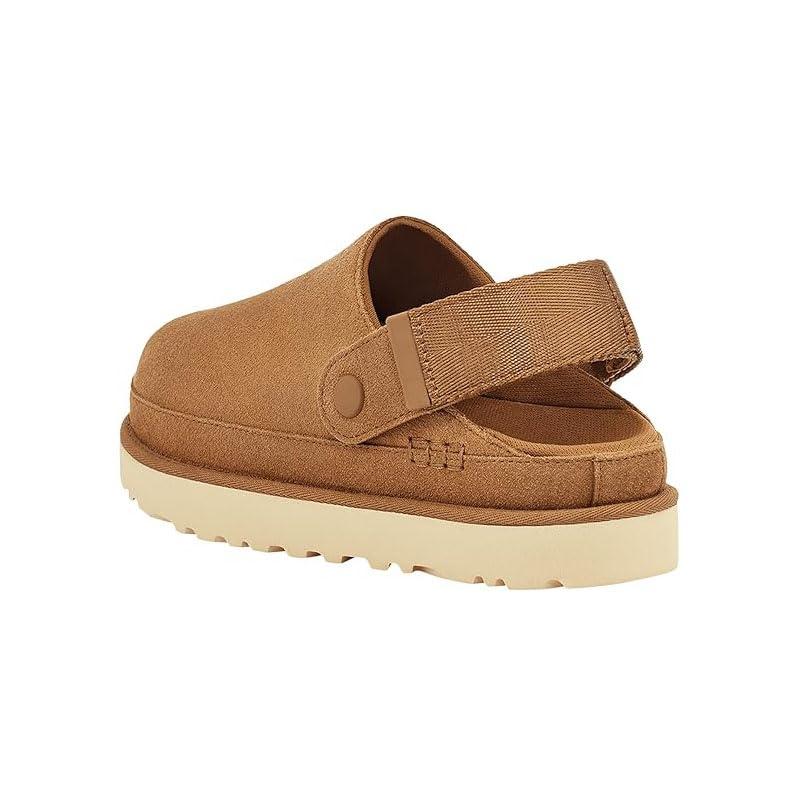 Lesihoe Womens Clog Platform Mules Clogs with Back Strap Women Suede Slipper Fall Shoes - Image 2