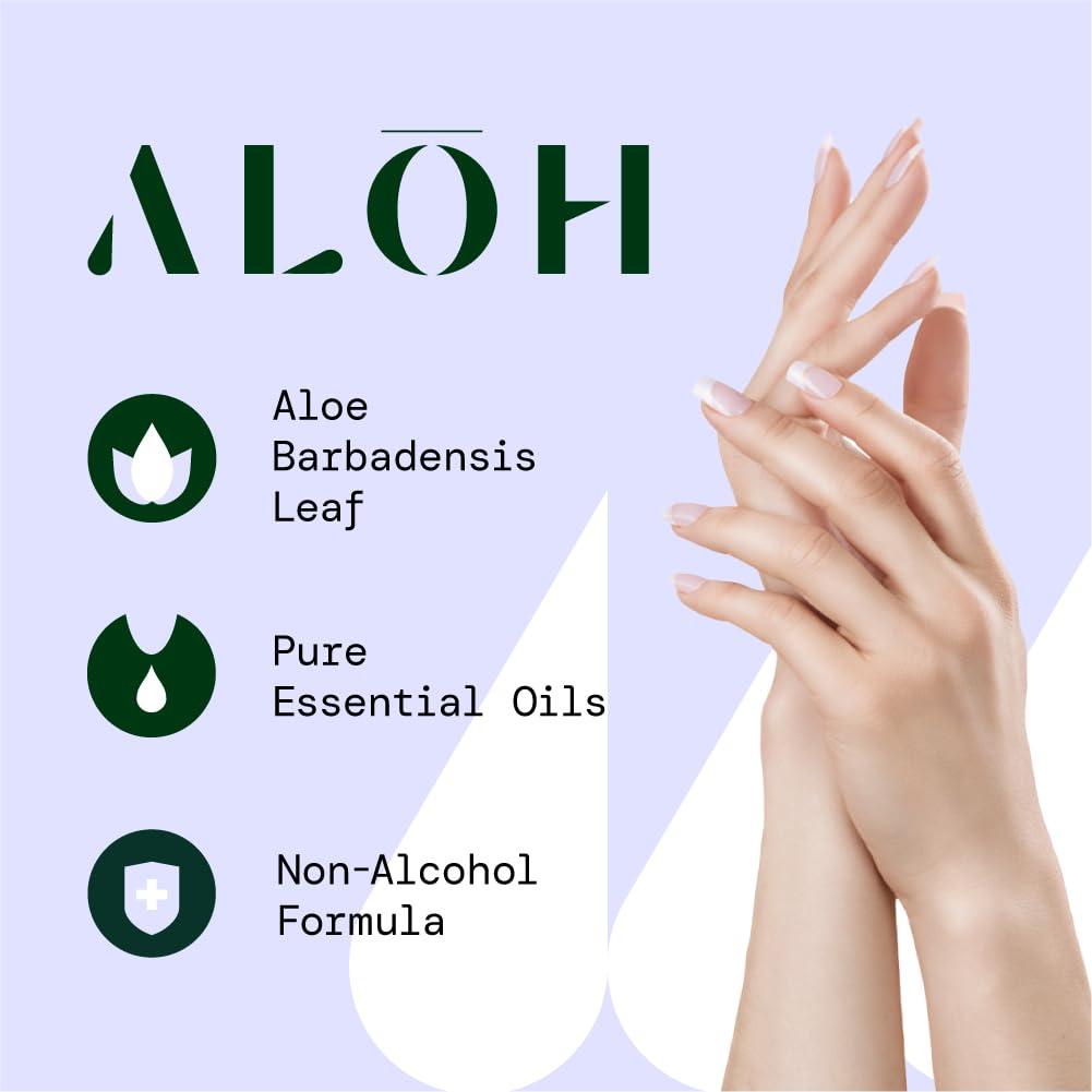 ALŌH Sweet Orange Bergamot + Aloe Sanitizing Hand Wipes - Clean Hands, Clear Mind - On The Go Hand Sanitizing Wipes for Kids and Adults - Travel Size 3 Pack 20ct Wipes (60 wipes) - Image 7