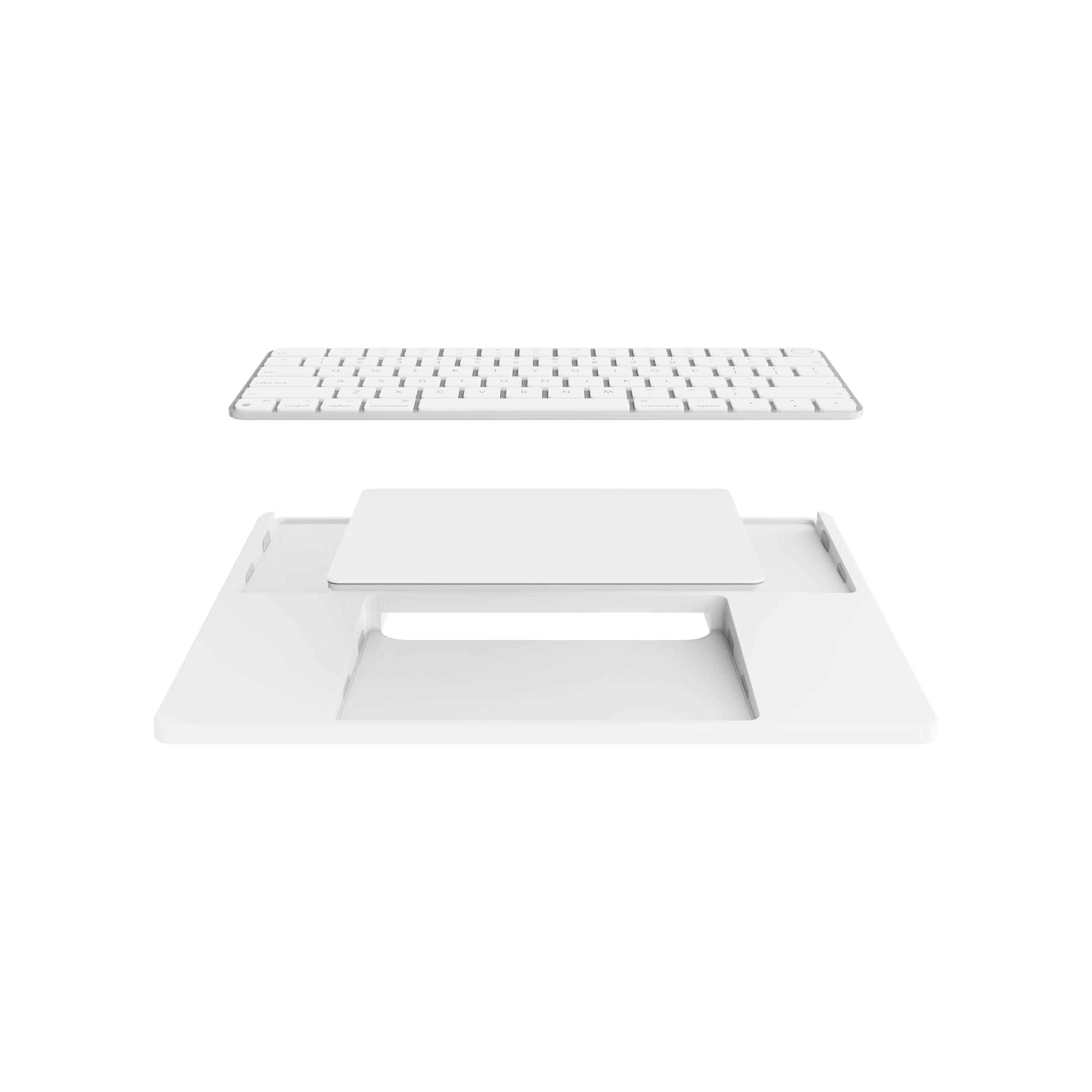 Harmony Tray Pro for Apple Magic Keyboard (No Numeric Keypad) and Magic Trackpad – Tray and Stand for Sleek and Organized Workspace, Ergonomic Wrist Rest - Image 7