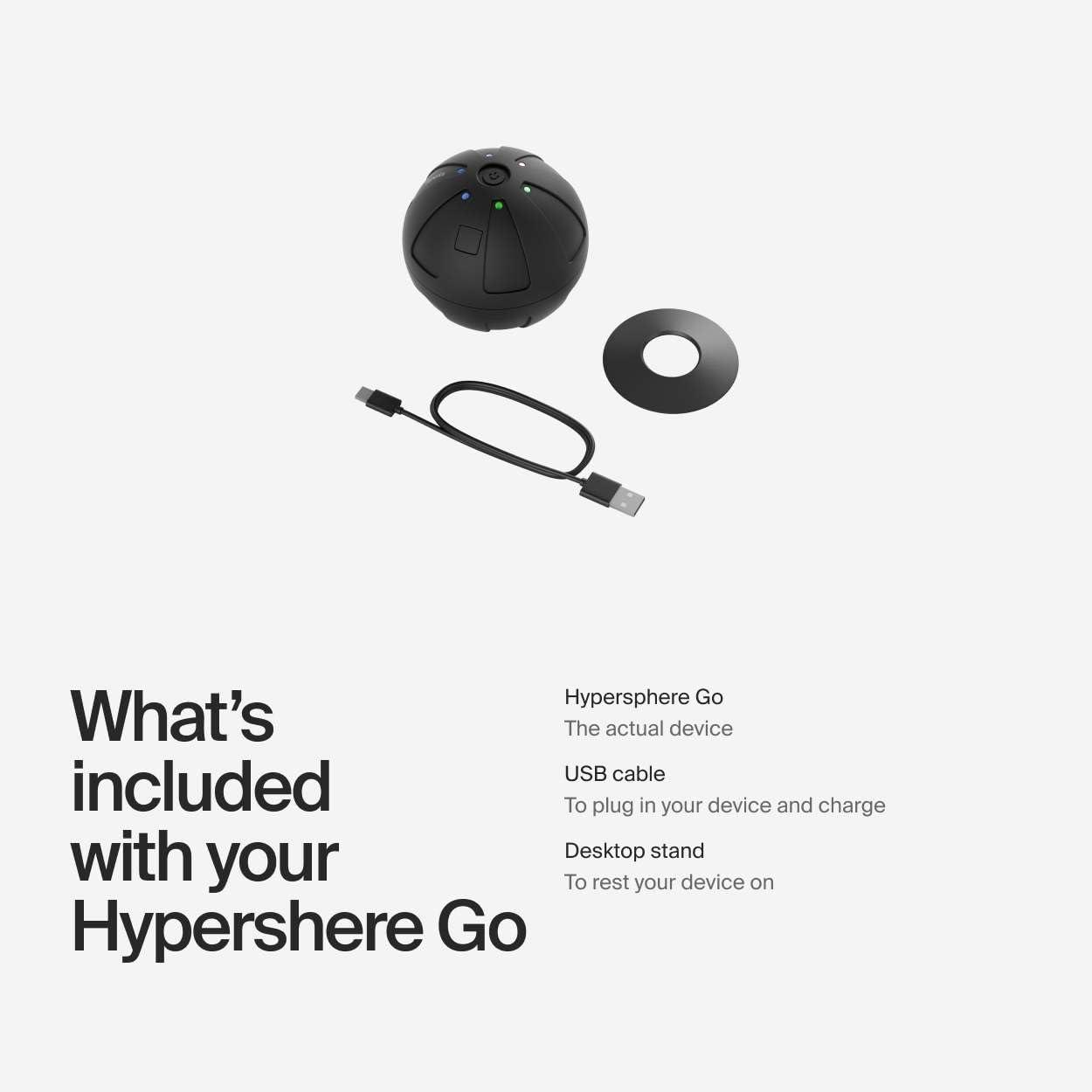 Hyperice Hypersphere Go - Vibrating Massage Ball for Muscle Recovery, Myofascial Release and Soreness Relief - Portable Fitness Massager, perfect for use at the Gym, or at Home - FSA and HSA Eligible. - Image 6