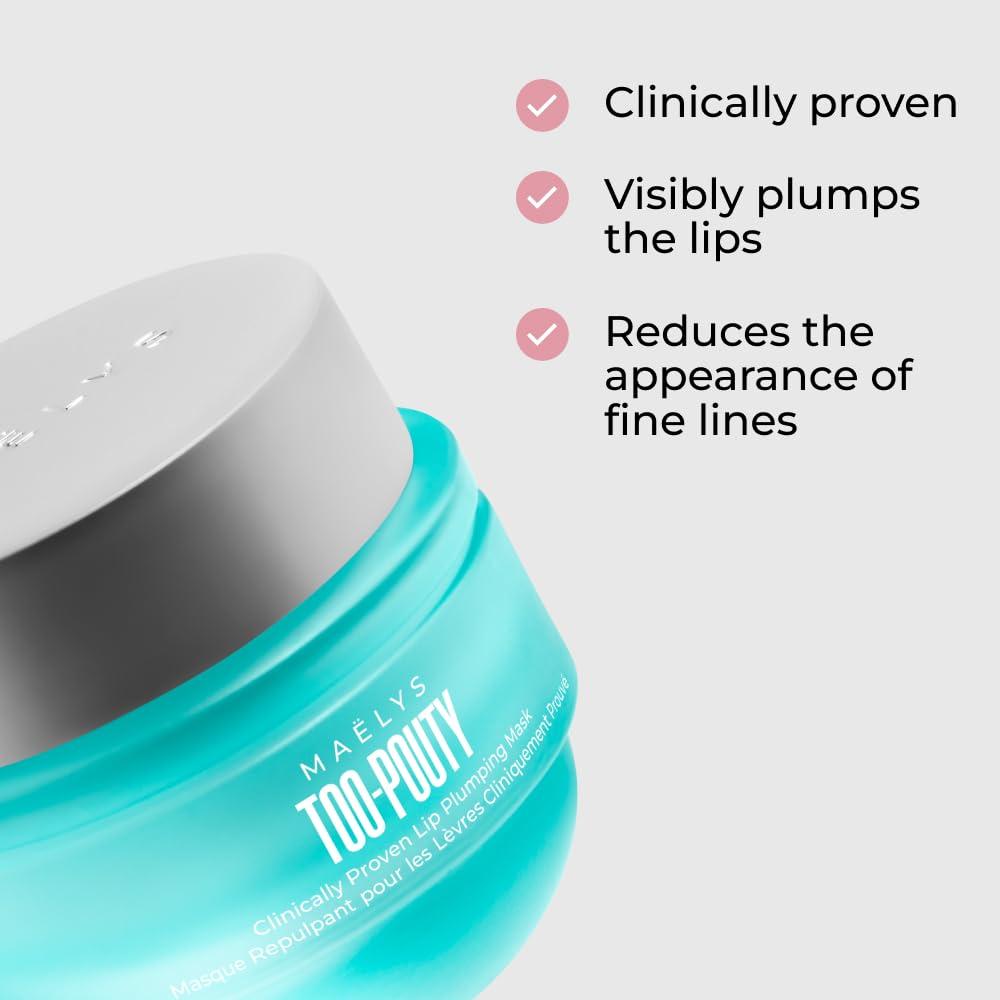 MAËLYS Cosmetics TOO-POUTY Clinically Proven Lip Plumping Mask - Helps Reduce The Appearance Of Fine Lines - Contains Adeplump to Plump The Look Of Lips - Image 2