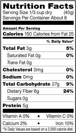 Shiloh Farms - Organic Oat Bran 12 Ounces - 2 Pack - Image 3