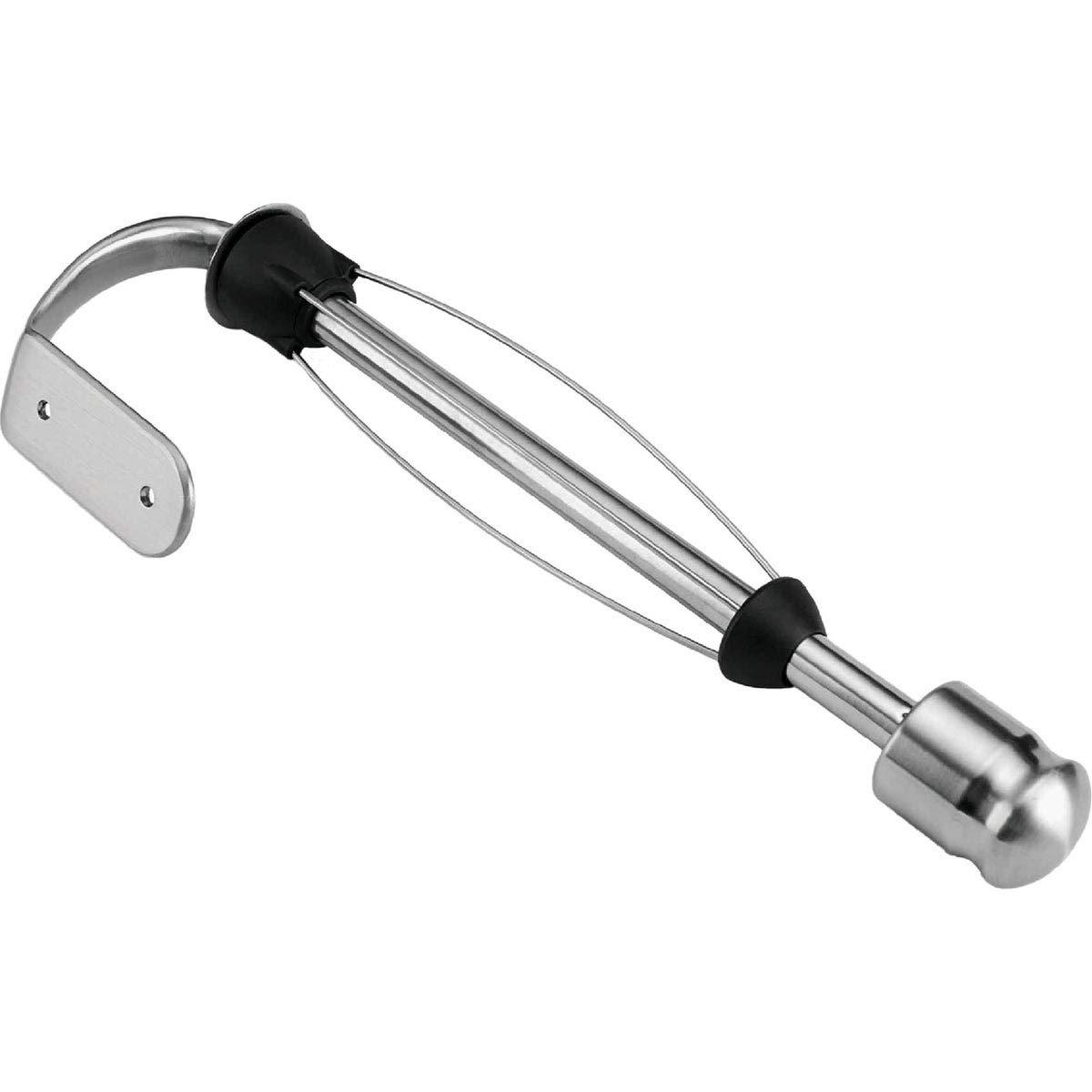Kamenstein 4554ASB Perfect Tear Patented Wall Mount Paper Towel Holder with Rounded Finial, 14-Inch, Silver