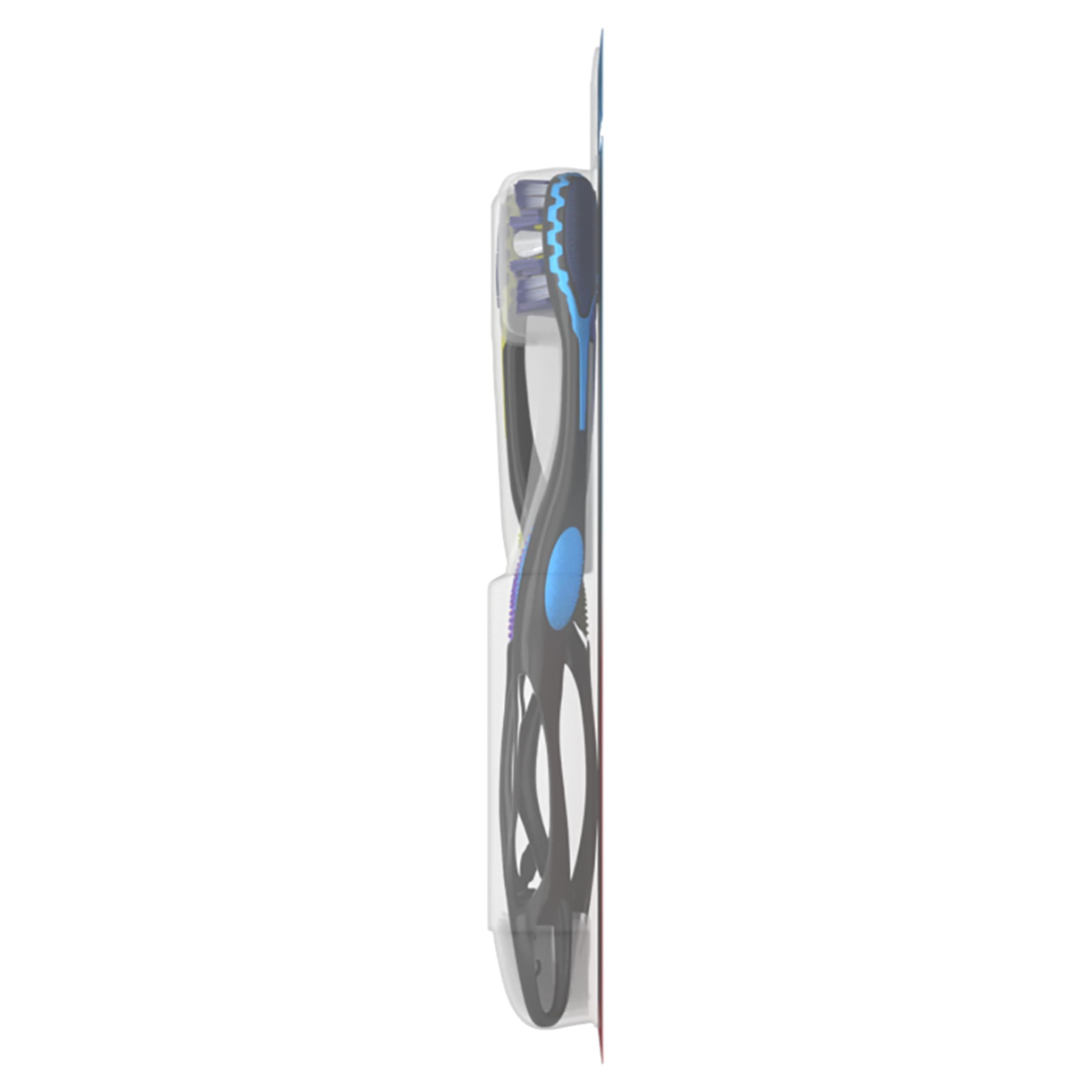 Colgate 360 Advanced Floss Tip Toothbrush, Soft Toothbrush for Adults, 4 Pack - Image 10