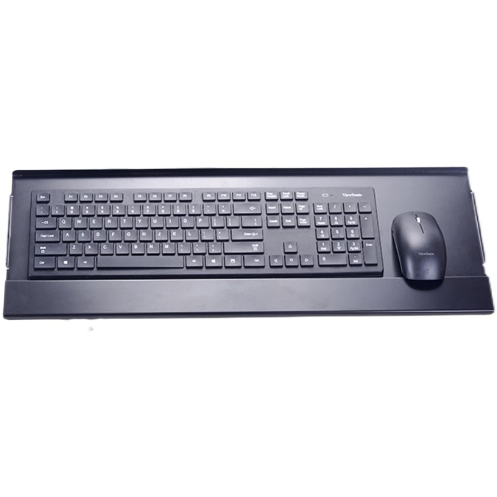 XINGAKA Wall Mount Keyboard Arm, Keyboard/Mouse Arm Mount Tray, Turn Around 360°, Turn Left and Right 180° Keyboard Platform - Wall Mountable - Image 4