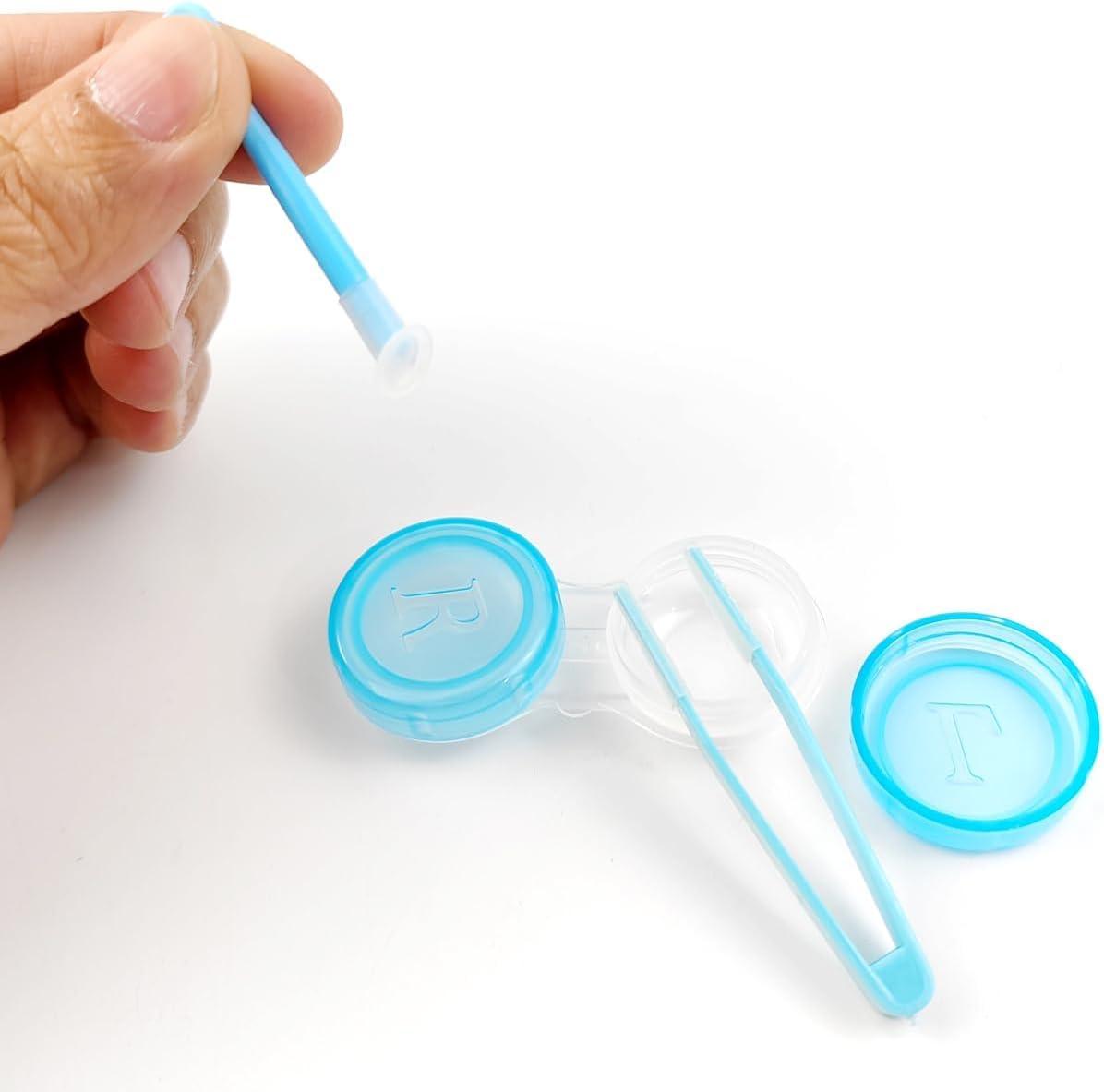 Seadiquiet A Set of Random Color Contact Applicator,Contact Lens Remover Tool,Inserter+Tweezer with Soft Tip for Contact Lens Cases Health and Household,Cases,Contact Lens Care - Image 4