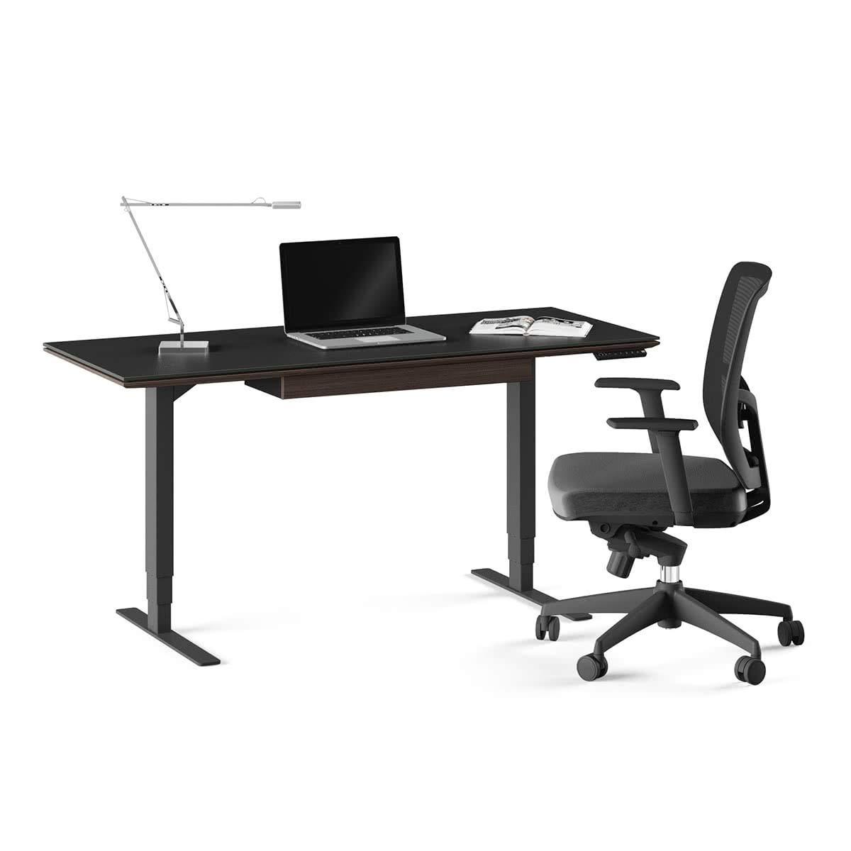 BDI Furniture Sequel 20 6159 Keyboard Storage Drawer for use with Sequel Standing Desk 6151 and 6152, Charcoal Stained Ash - Image 3