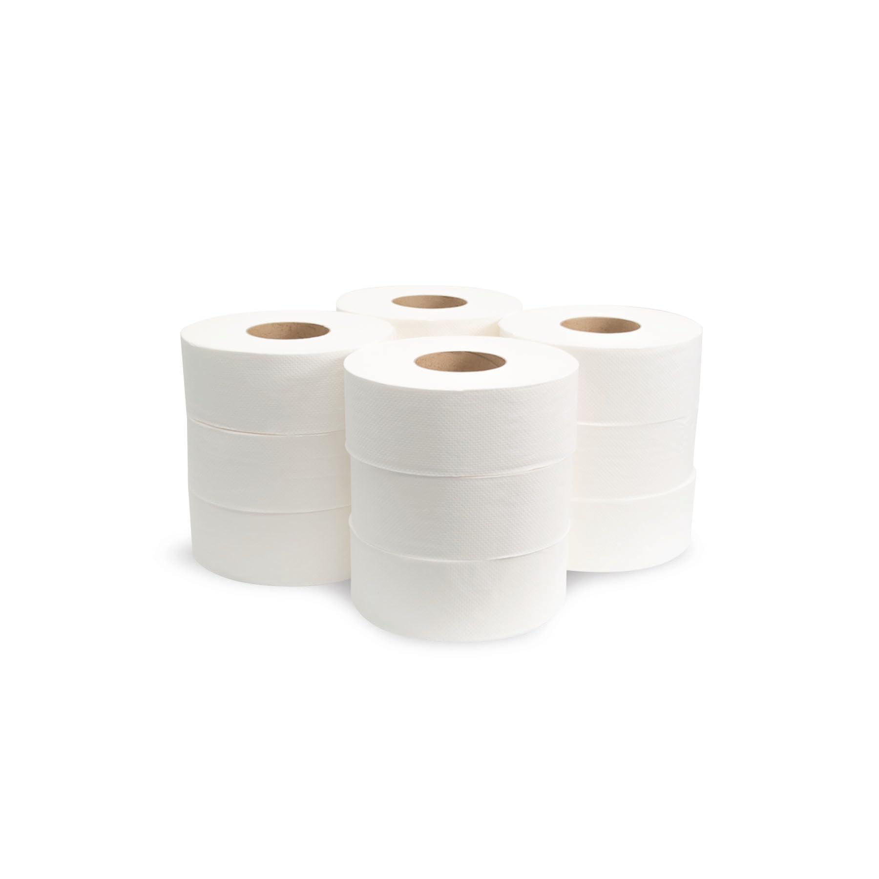 Morsoft by Morcon Jumbo Toilet Paper Rolls, 12 Rolls/Carton, 2-Ply, 100% Recycled Fibers, Soft and Absorbent, Fits in Jumbo Tissue Dispensers, Commercial Toilet Paper - Image 4