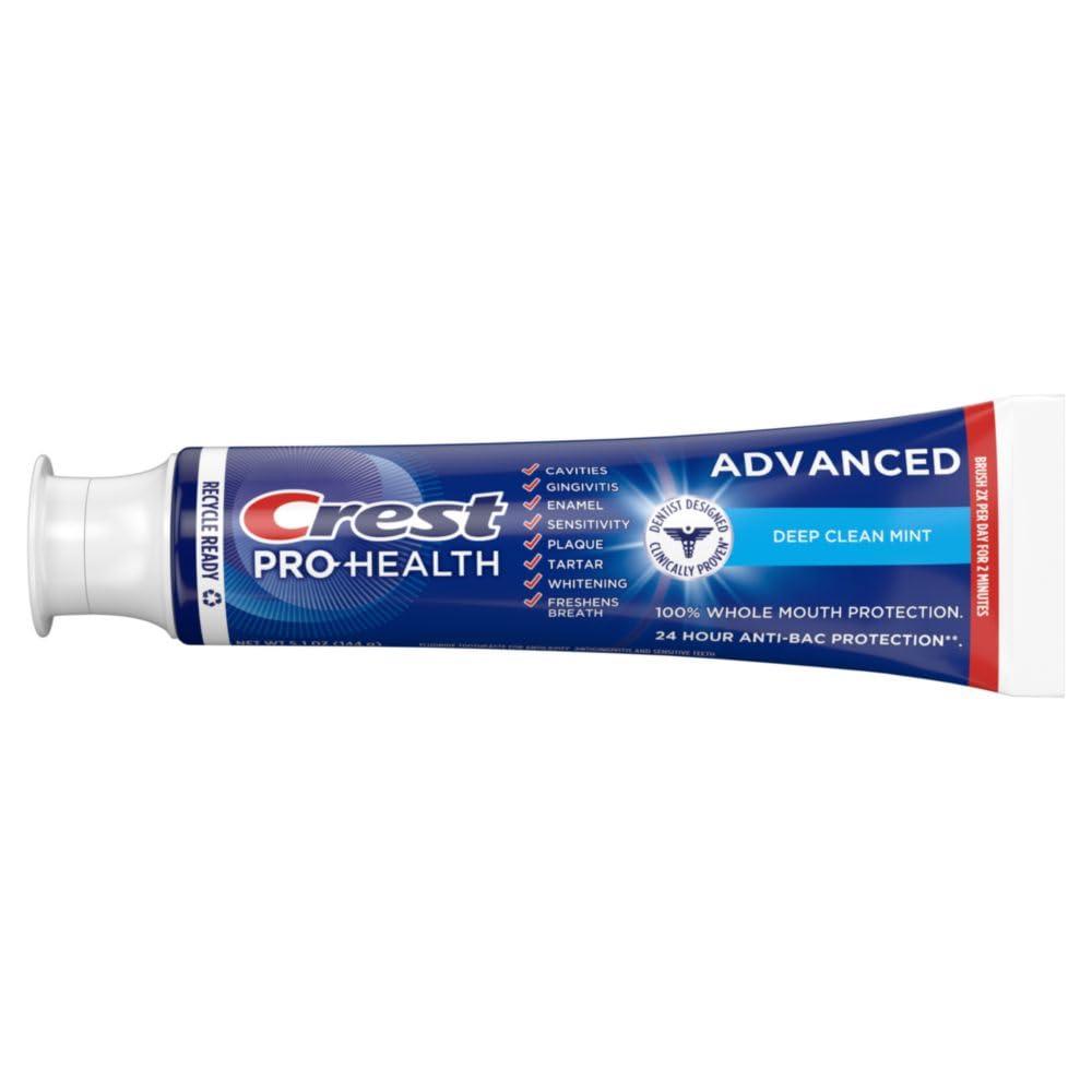 Crest Pro-Health Advanced Deep Clean Mint Toothpaste, 5.1 oz, - Image 10