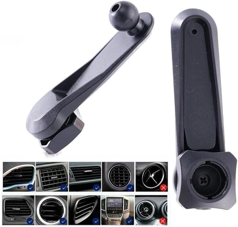 Black 17mm Ball Magnetic Car Phones Magnet Mount Extension Universal Smartphone Cell Stand Phones Br Support Mobile GPS O8d1, Cell Phone Automobile Cradles Accessories Smartphones and Tablets - Image 3