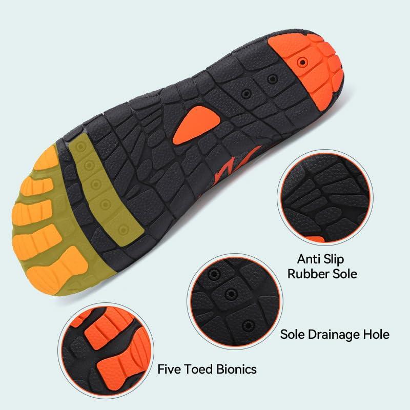 RUFONE Hike Barefoot Shoes for Women Men Breathable & Non-Slip Athletic Footwear Wide Toe Water Shoes - Image 6