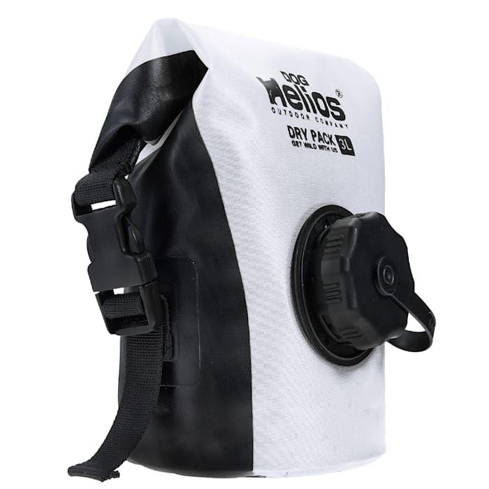 Dog Helios 'Grazer' Waterproof Outdoor Travel Dry Food Dispenser Bag, 3L, White - Image 2