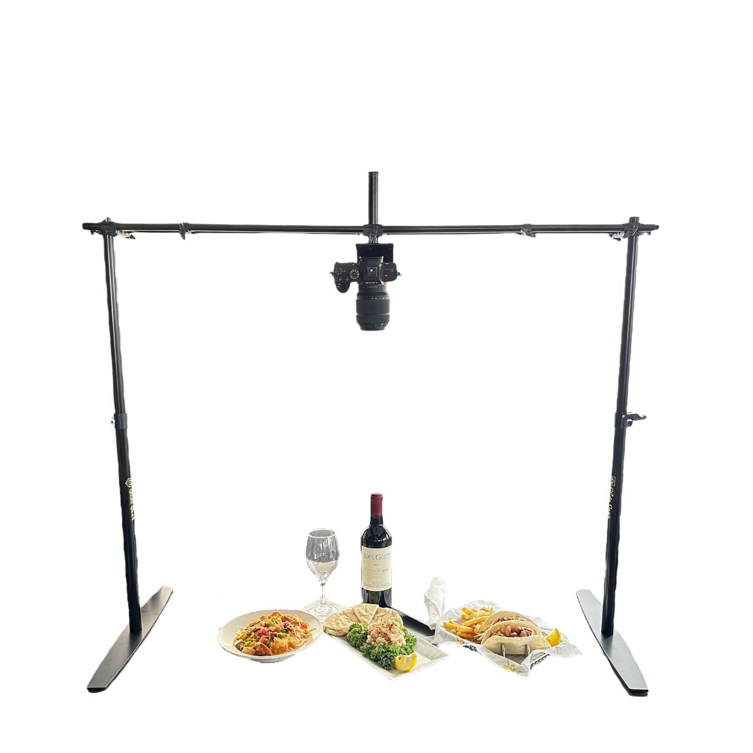 Glide Gear OH 200 Overhead Rig – DSLR, Smartphone – Modular, Adjustable, Flat Lay Mount, All-Metal Build