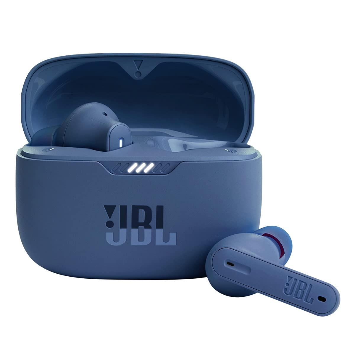 JBL Tune 230NC TWS - True Wireless In-Ear Headphones, Active Noise Cancelling with Smart Ambient, JBL Pure Bass Sound, 4 mics for perfect voice calls, IPX4, 40Hrs of battery life (Blue) - Image 4