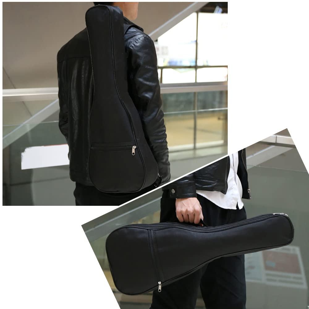 26in Ukulele Case, Waterproof Durable Ukulele Padded Bag with Adjustable Straps for Tenor (26in) - Image 5