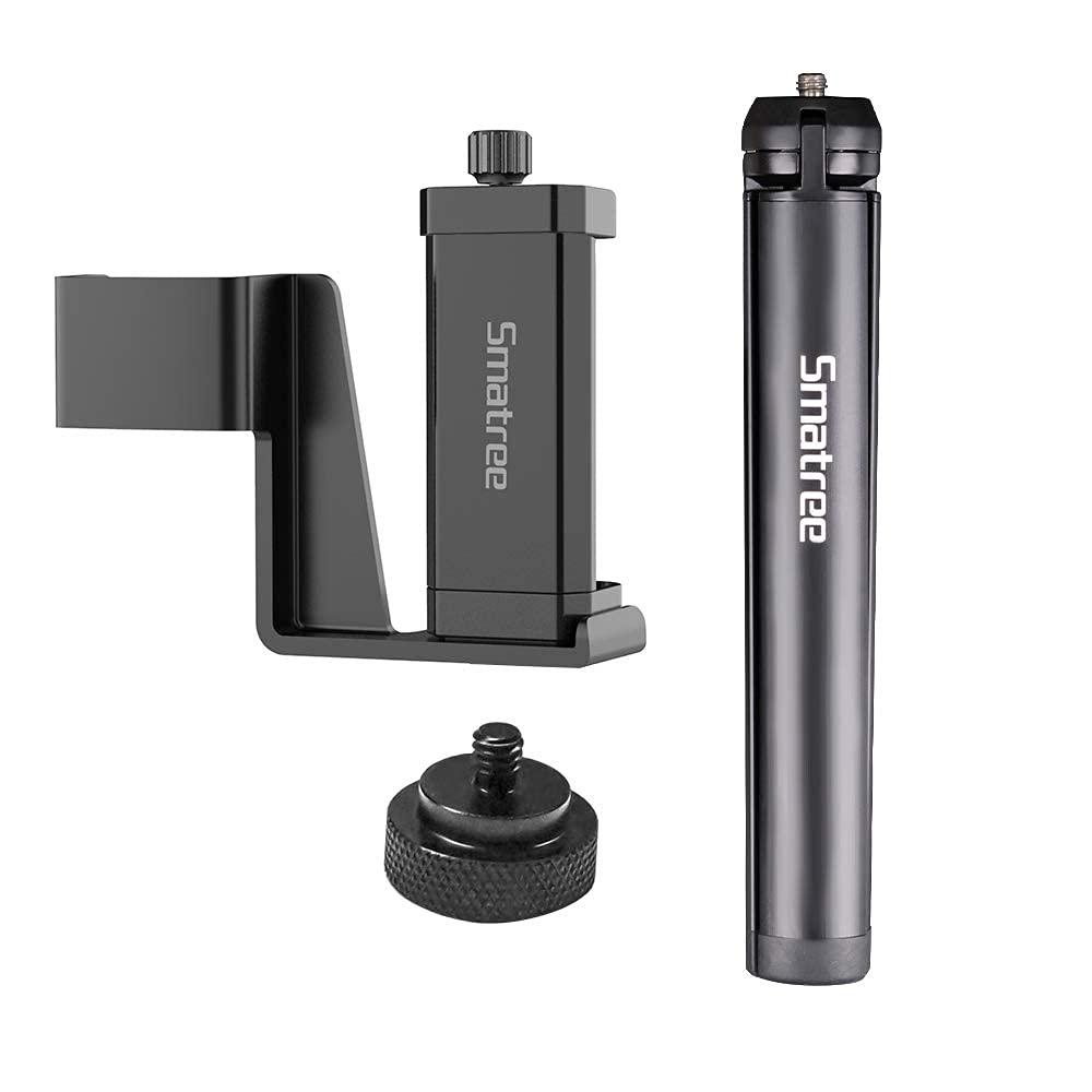 Smatree OSMO Pocket 2 Phone Holder Set Expansion Accessories with 1/4" Thread Screw and Tripod Compatible with DJI OSMO Pocket 2/ OSMO Pocket and Smartphone - Image 5