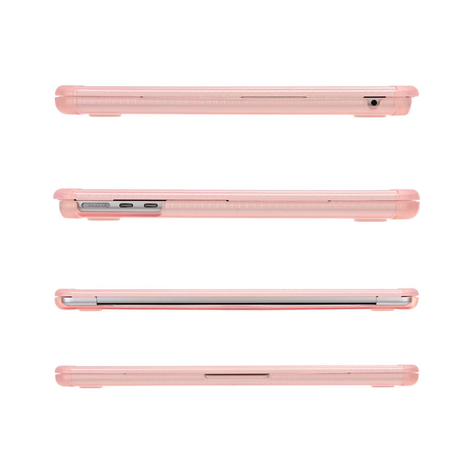 MOSISO Compatible with MacBook Air 13 inch Case 2025 2024 2023 2022 M4 A3240 M3 A3113 M2 A2681,Anti-Cracking Heavy Duty TPU Bumper Hard Case&Keyboard Skin&ScreenFilm for MacBook Air 13.6, Pink - Image 7