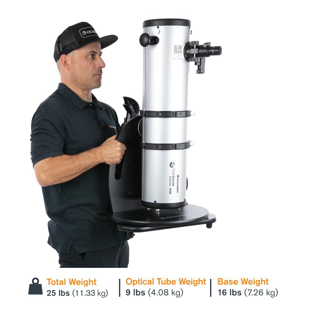 Celestron 22482 StarSense Explorer 150mm Tabletop Dobsonian Smartphone App-Enabled Telescope Works with StarSense App to Help You Find Nebulae, Planets & More – iPhone/Android Compatible - Image 12