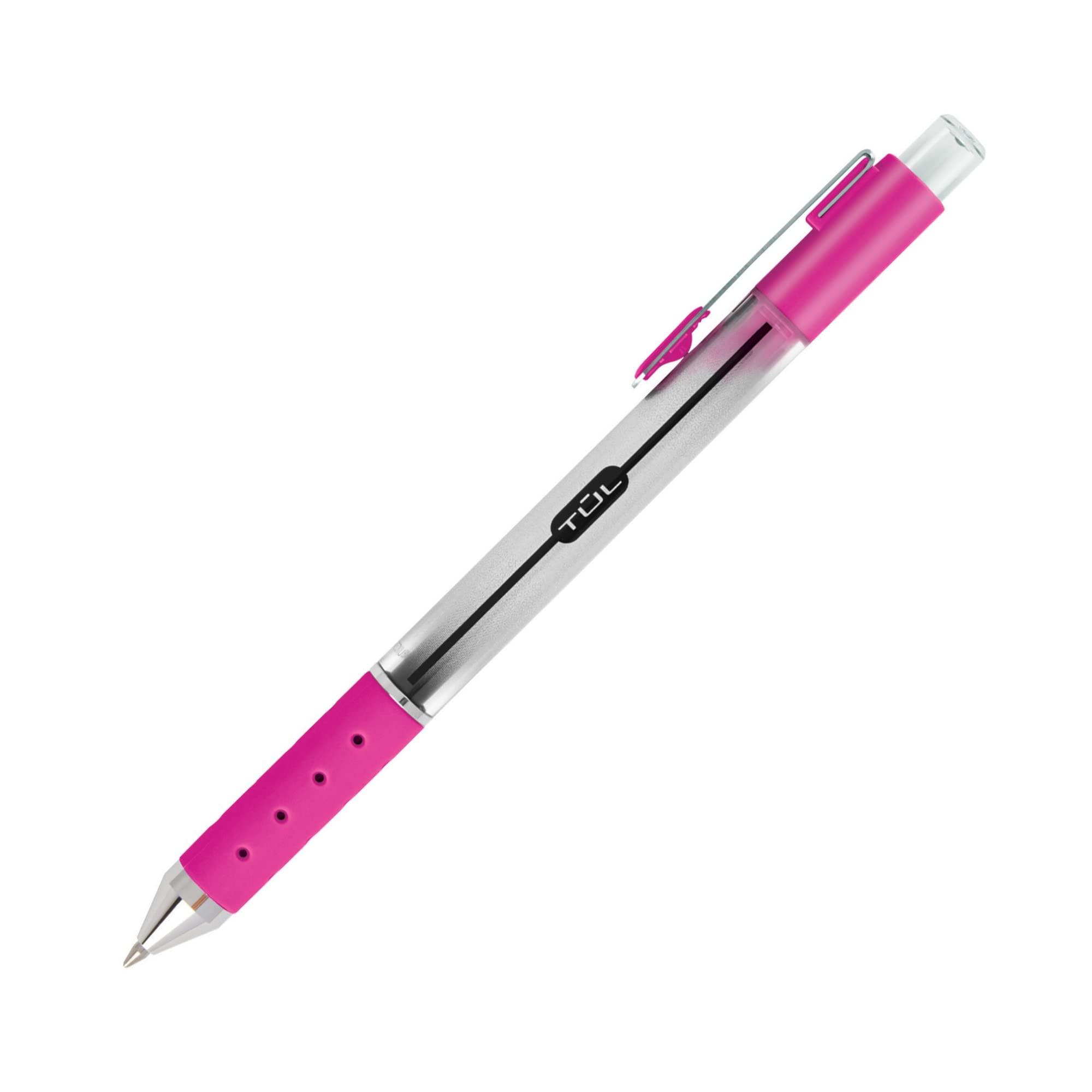 TUL WHJJK Retractable Gel Pens, Bullet Point, 0.7 mm, Gray Barrel, Assorted Standard and Bright Ink Colors, Pack of 14, SG_B01NBW93N6_US - Image 4