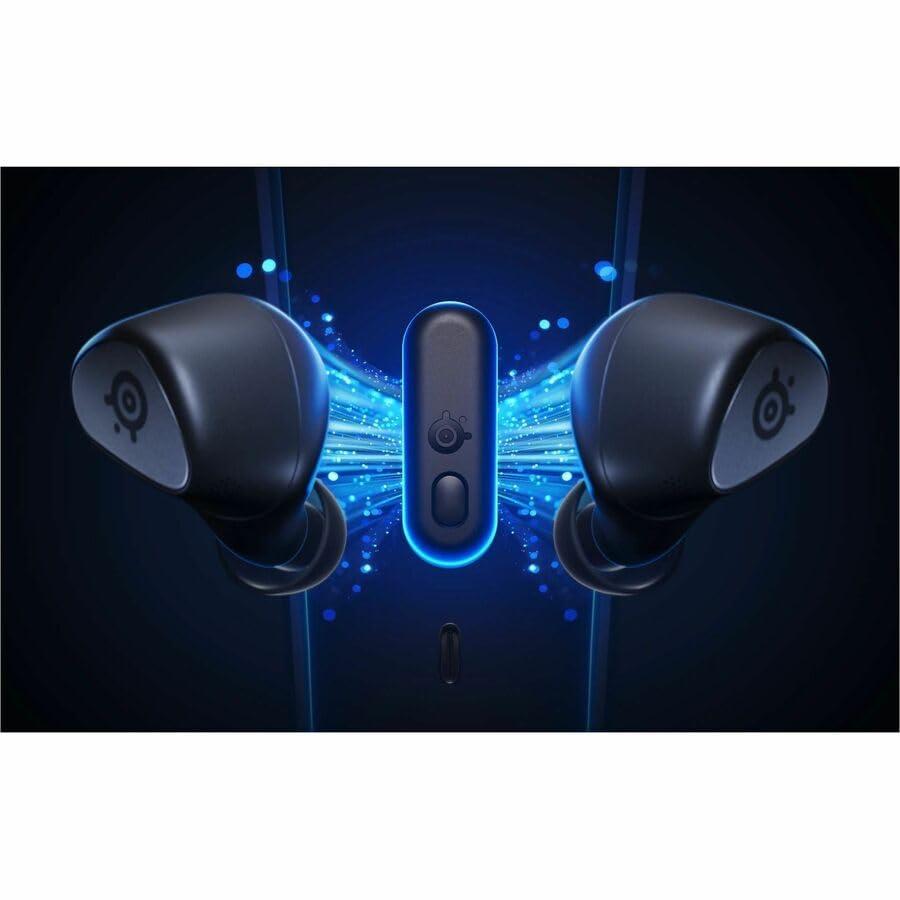 Arctis GameBuds for Xbox/PC/PS5/Switch/Mobile — Quick-Switch 2.4GHz + Bluetooth 5.3 — Active Noise Cancelling — Mobile App w/Sound Presets — Water Resistant IP55 — 40H Battery with Qi Charging Case - Image 2