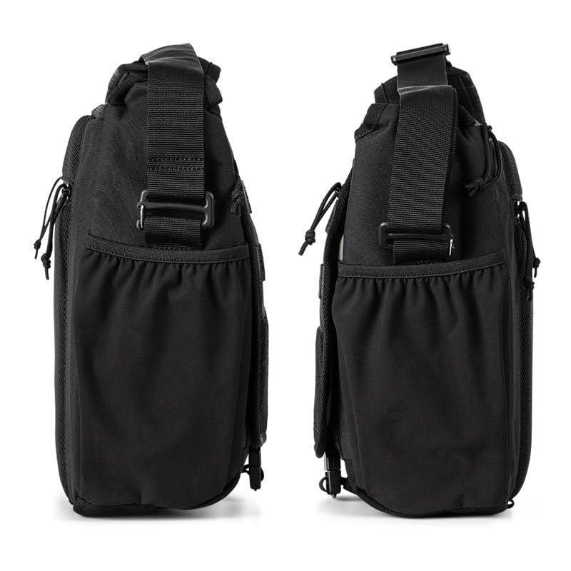 5.11 Tactical Unisex Overwatch Messenger Bag, Shoulder Strap Laptop Carrying Case, 18 Liter Capacity, Style 56648ABR, Black - Image 4