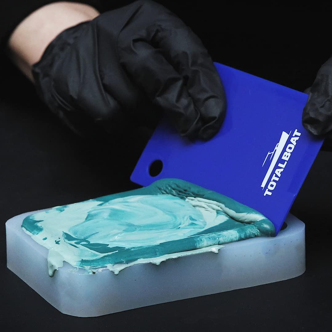 TotalBoat Flexible Resin Spreaders Set - Reusable Scrapers for Epoxy, Fillers, Putty, Caulk, Spackling Paste, Polyester Resin and Adhesives - Image 3