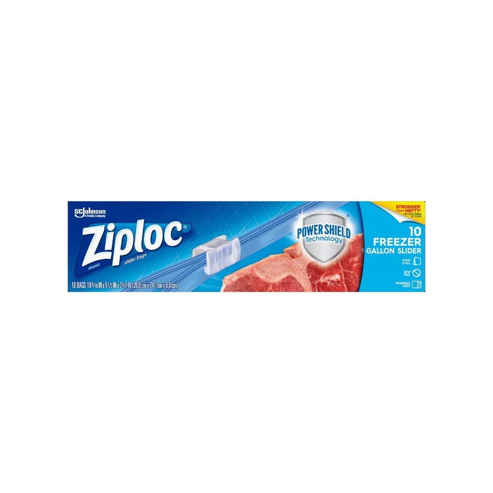 Ziploc Slider Freezer Bags - 1 gallons - 10 ct - Image 3