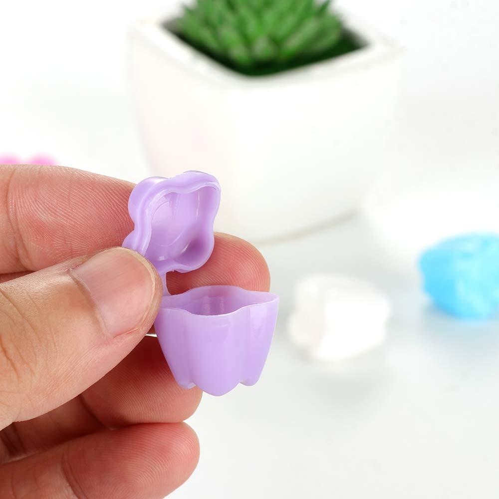 Runing Pet 50 Pcs Teeth Storage Box,Lost Teeth Saver Necklace Milk Teeth Storage Box Necklace Lovely Baby Milk Tooth Fairy Save Box Child Teeth Keepsake Holder Children Teeth Save Box - Image 6