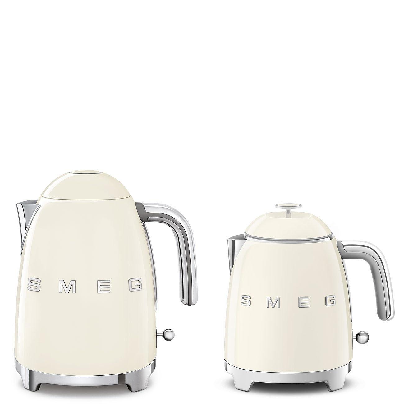 SMEG Mini 50's Retro Style 3 Cup Electric Kettle with Double Wall Anti Slip Base and Water Level Indicator (Cream) - Image 6