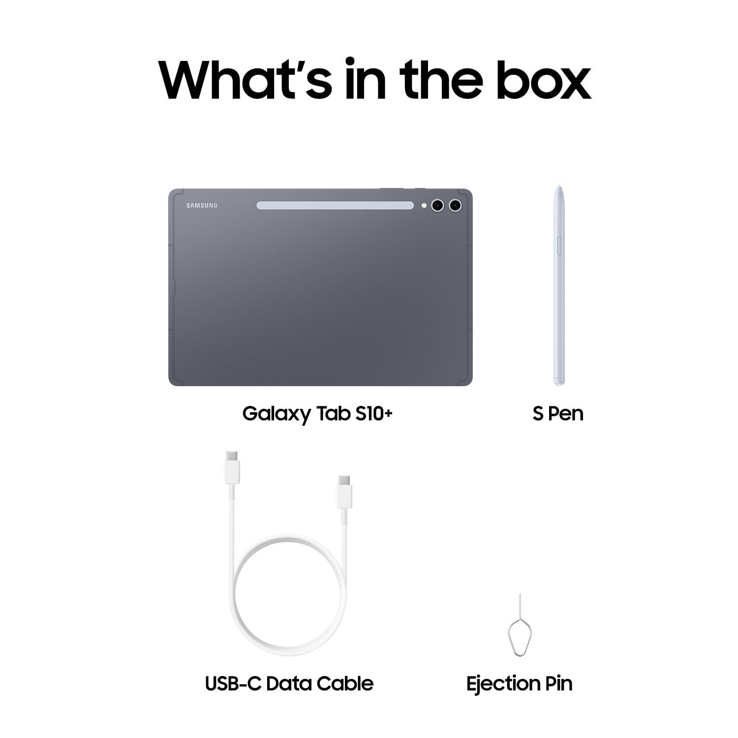 Samsung Galaxy Tab S10+ Plus 12.4” 512GB Android Tablet, Galaxy AI Tools, Circle to Search, AMOLED 2X Display, Long Battery Life, Durable Design, S Pen for Note-Taking, US Version, Moonstone Gray - Image 9