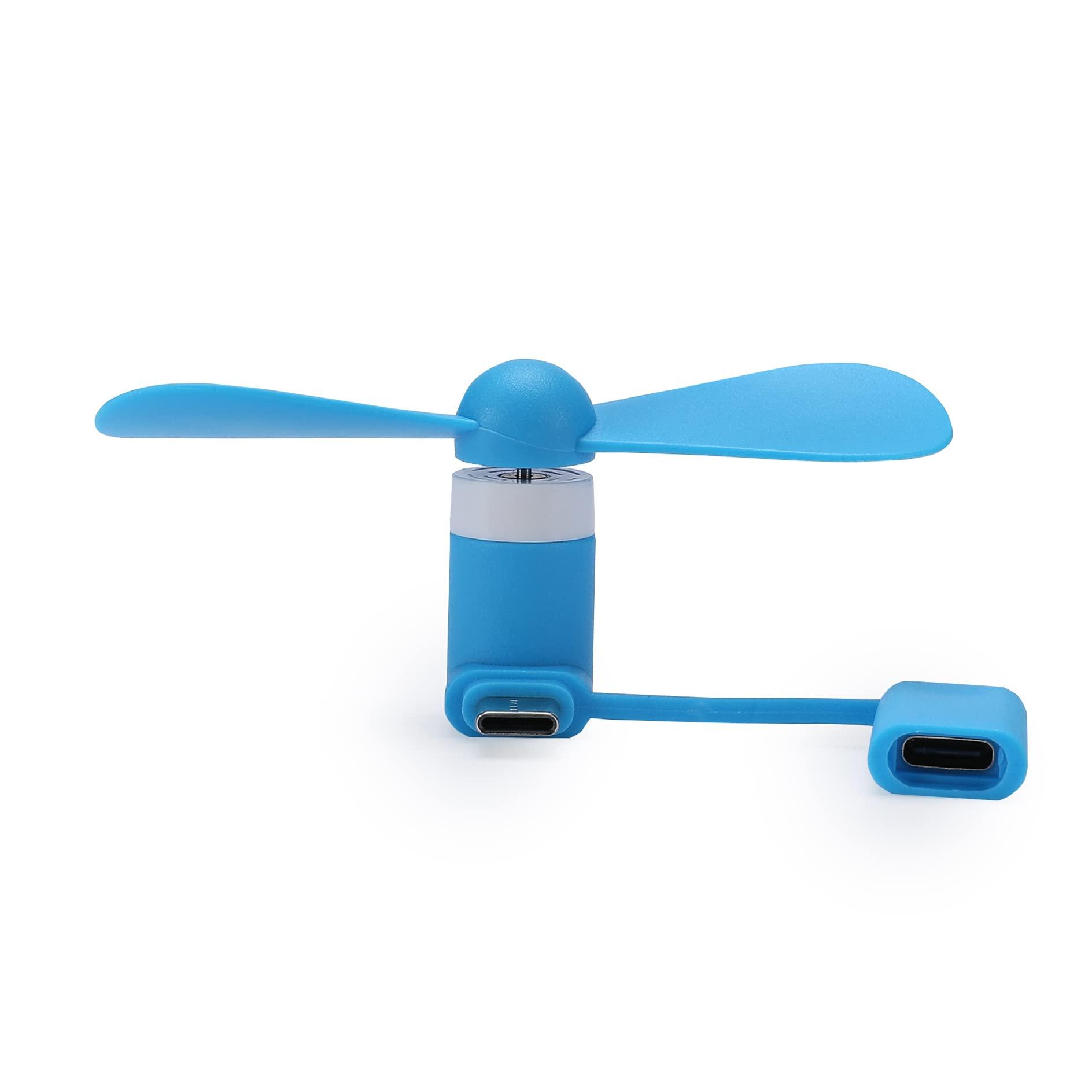 DNTESR Mini Cell Phone Fan 2-in-1 Fan Compatible for iPhone, iPad, Android Smartphone,Tablet - Colorful and Powerful- Cell Phone Summer Accessories (6-Pack) - Image 3