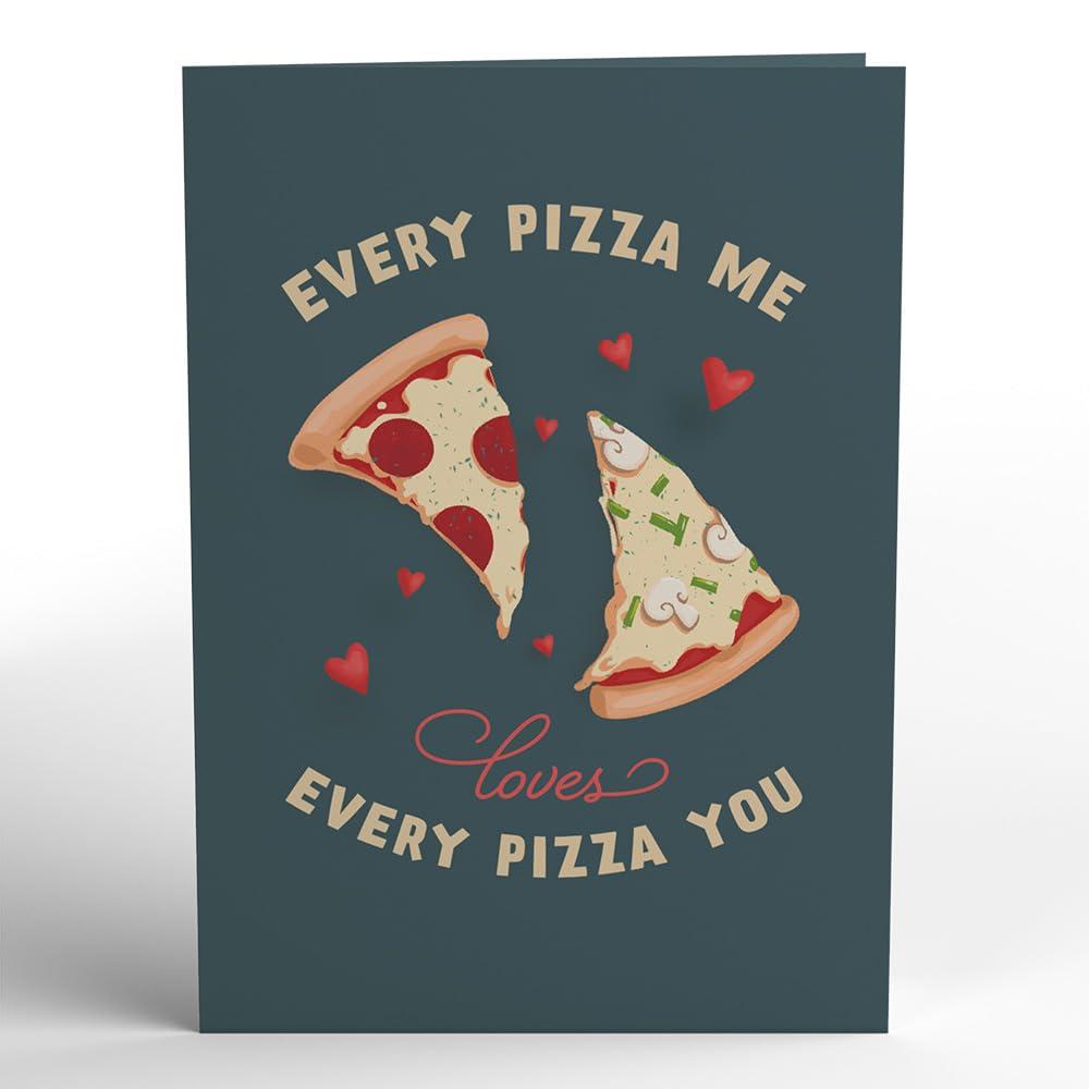 Lovepop Everyday Pop-Up Card for Her, Him - 3D Love Novelty Greeting Cards - Pizza Stolen a Pizza My Heart - 5" x 7" - Blank Notecard & Envelope Included - Image 4