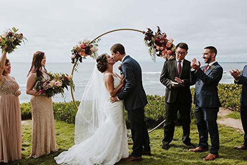 Wedding Arch Flowers, 30 Inch Rustic Artificial Floral Swag for Door Lintel, Green Leaves Rose Peony Sunflowers Table Centerpieces Home Decoration - Image 6