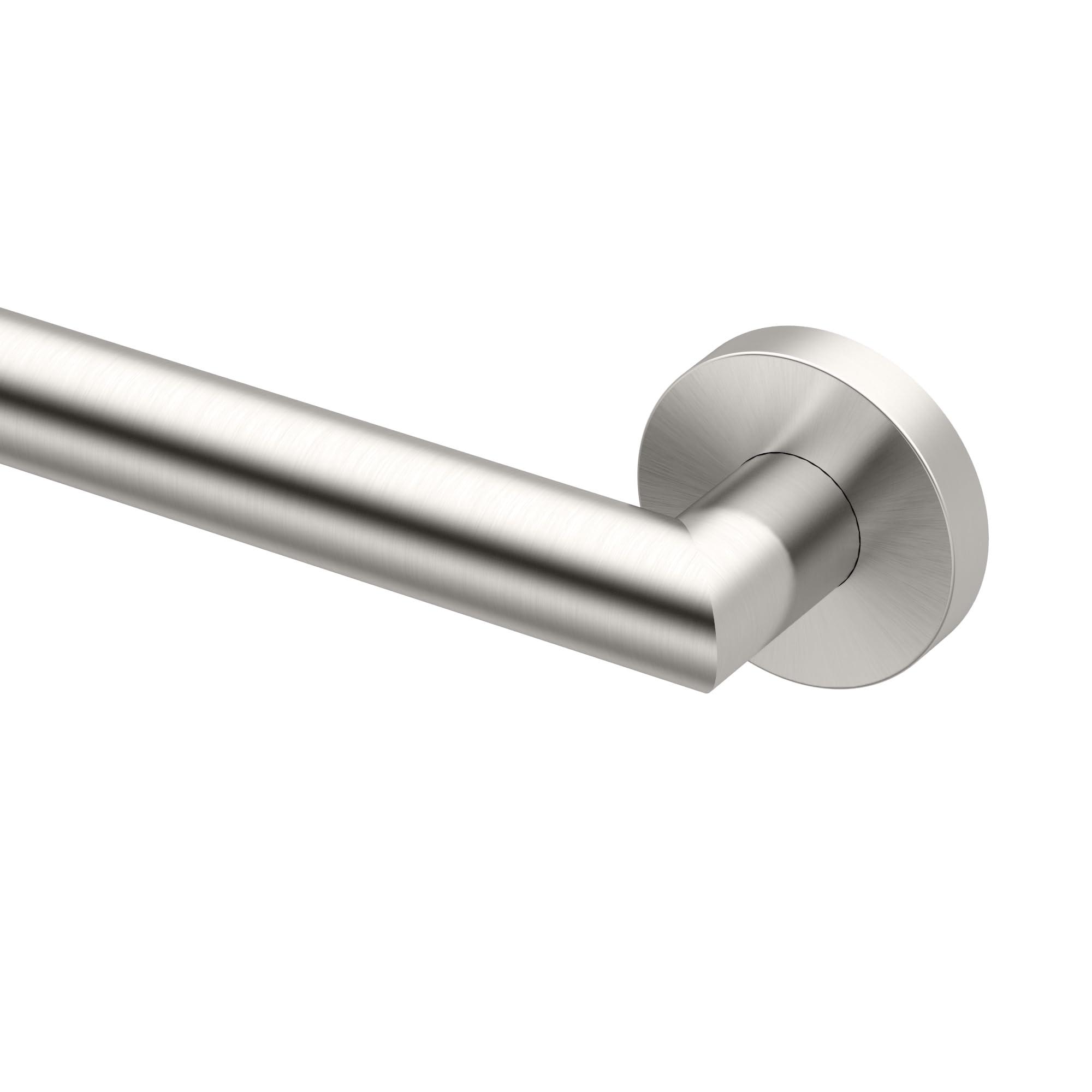 Gatco 970 Glam 12" Grab Bar, Satin Nickel/ADA Compliant Safety Stainless Steel Grab Bar for Bathroom - Image 2