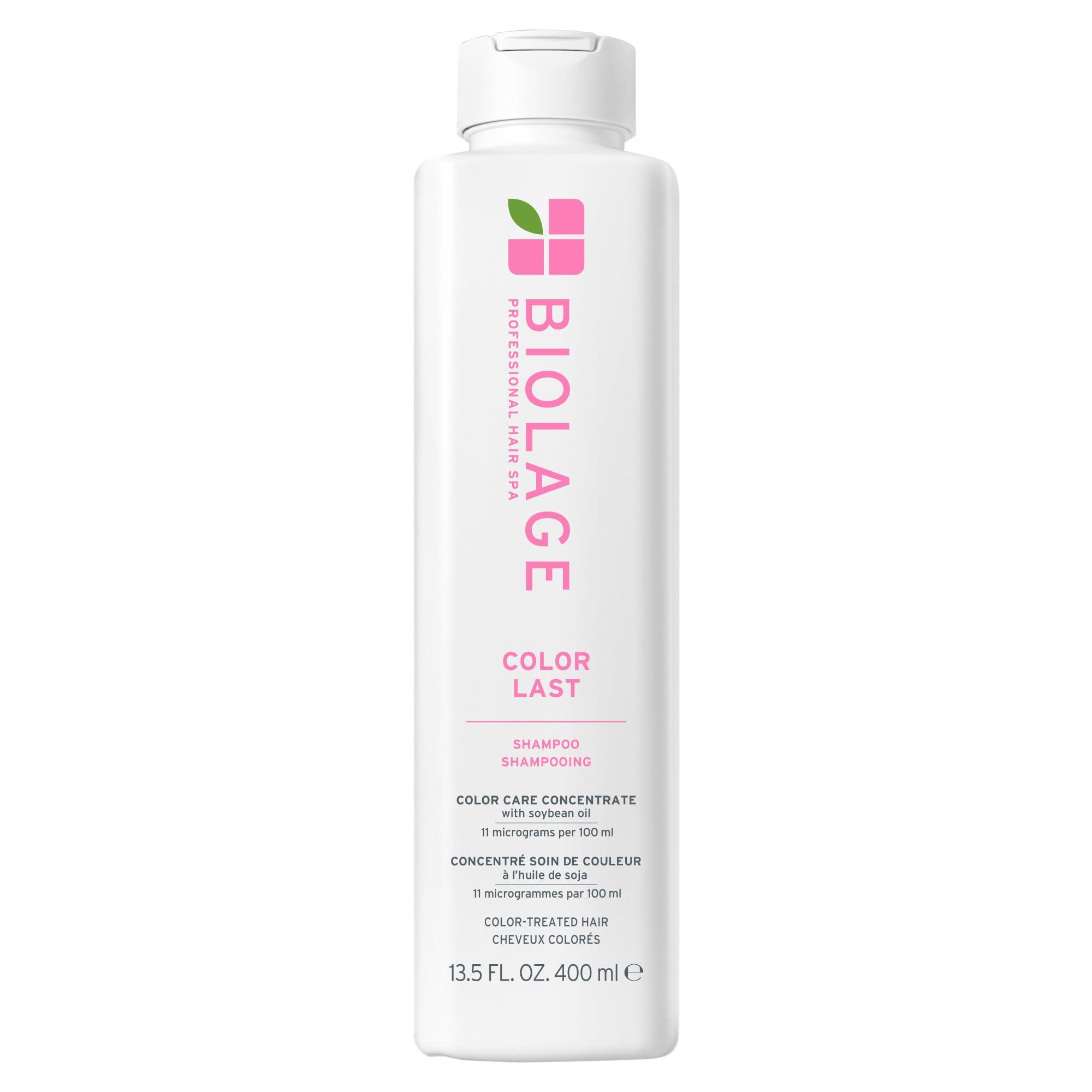 Biolage Color Last Shampoo - For Color-Treated Hair, Nourishes, Strengthens, Hydrates, Soybean Oil & Stearic Acid, Paraben & Mineral Oil-Free, Vegan, Packaging May Vary