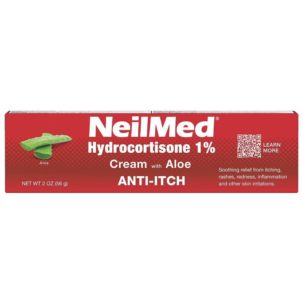 NeilMed Hydrocortisone 1% Anti Itch Cream with Aloe Vera. 2oz – Fast Relief Soothing and Calming - Ideal for Itching, Rashes, Redness, Inflamation & Other Skin Irritations - Image 3