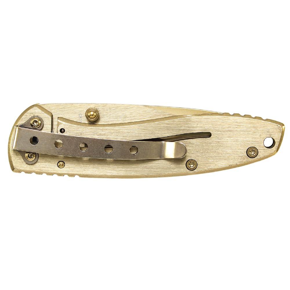 Smith & Wesson Executive CK110GL 6.8in High Carbon S.S. Folding Knife with 2.8in Drop Point Blade and Aluminum Handle for Outdoor, Tactical, Survival and EDC - Image 2