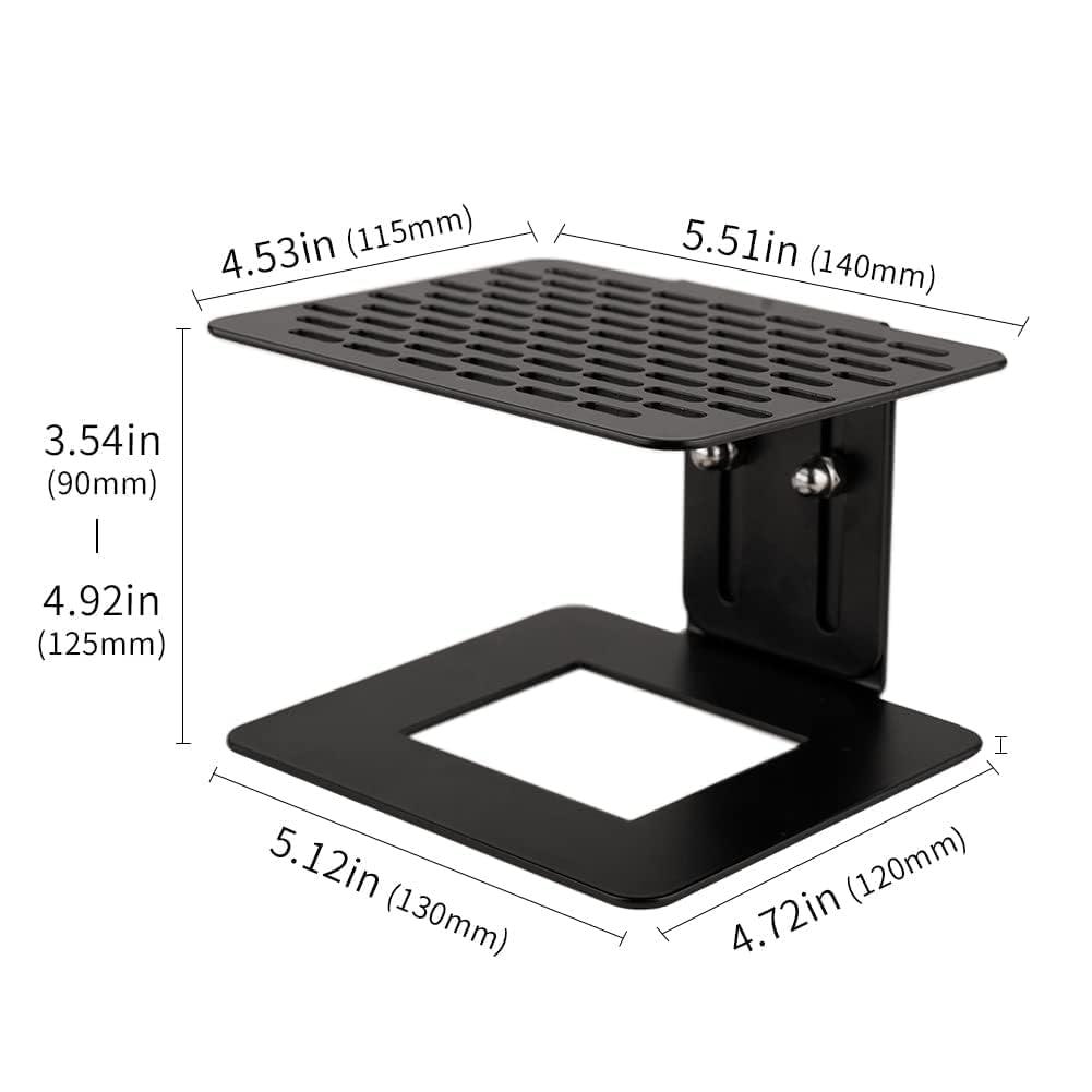 watchget Coffee Weighing Rack Espresso Machine Electronic Scale Weighing Stand Stainless Steel Coffee Scale Rack Stem Waterproof Scale Rod Protection Rack Black - Image 2