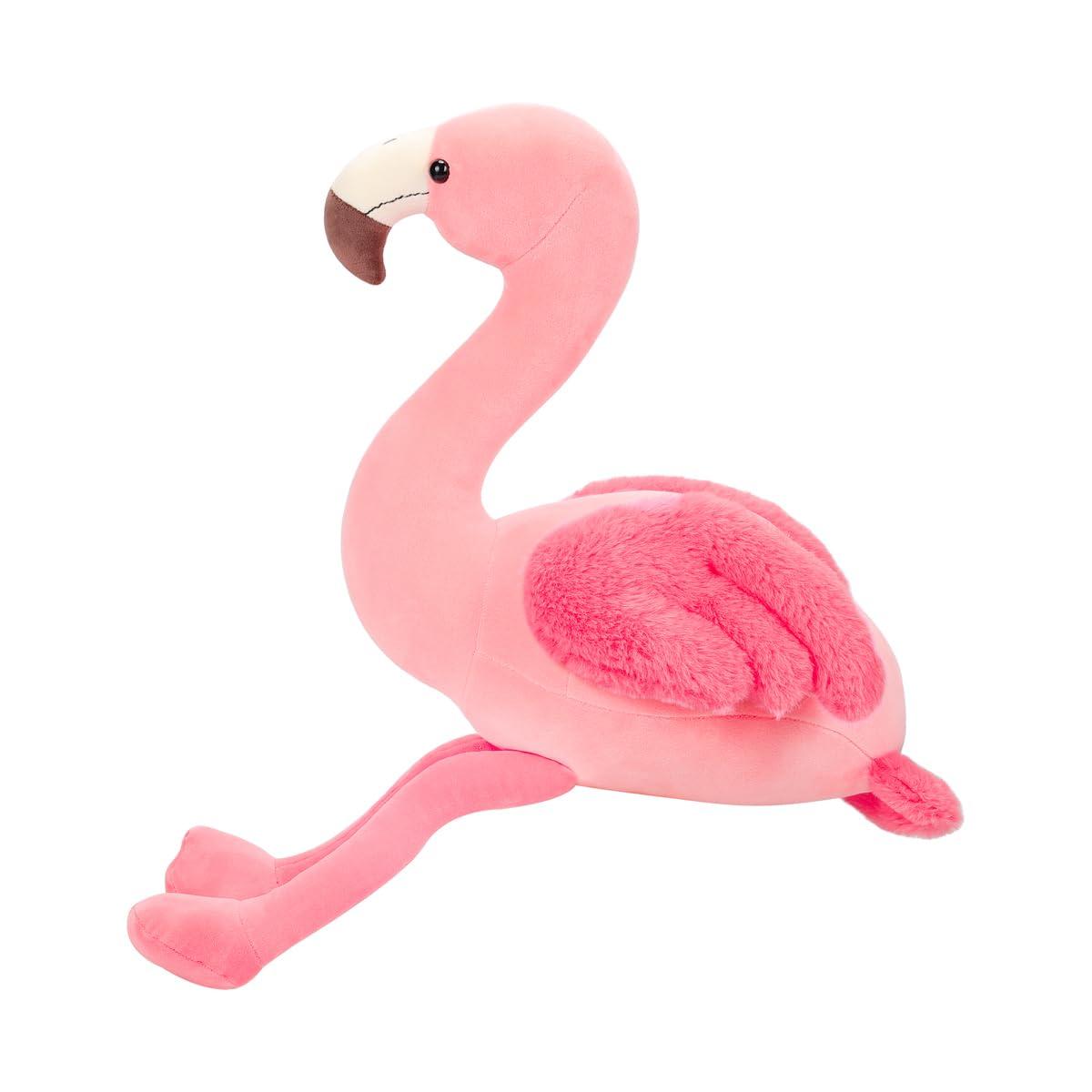 Alayger Cute Stuffed Flamingo Plush Toy, 19" Super Soft Pink Flamingo Plushies Animal for Girls - Image 1