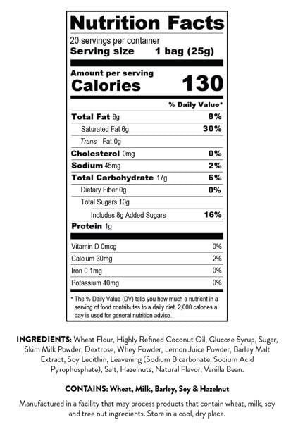 Dolcetto Cubetti Wafer Cookies, Lemon Flavor, 8.8 Ounce (Pack of 20), Cream Filled Bite Sized Crispy Wafer Cookies, Made in Italy, Halal - Image 4