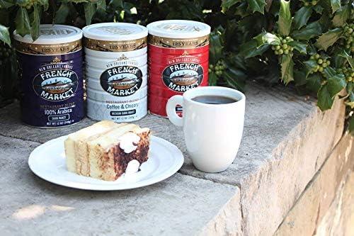 French Market Coffee & Chicory Restaurant Blend Medium-Dark Roast Ground Coffee, 12oz Can (Pack of 1) - Image 5