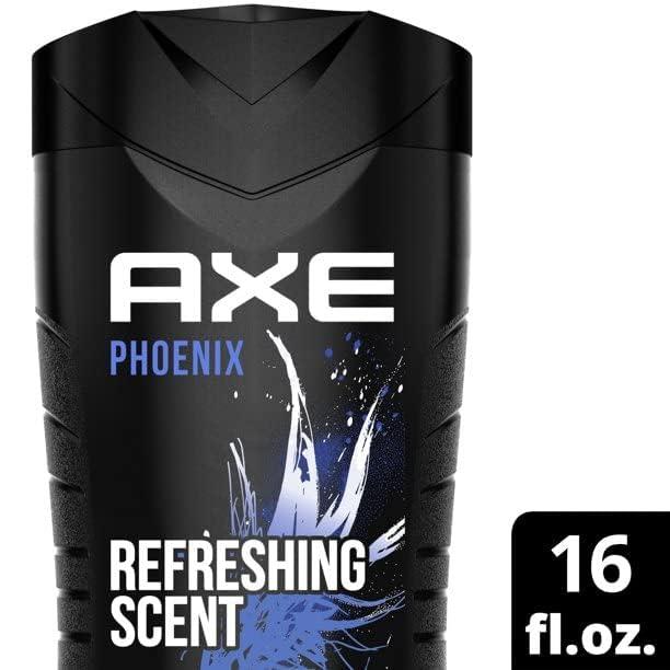 AXE Body Wash Phoenix 4 Count 12h Refreshing Scent Crushed Mint & Rosemary Men's Body Wash with 100% Plant-Based Moisturizers 16 oz - Image 11
