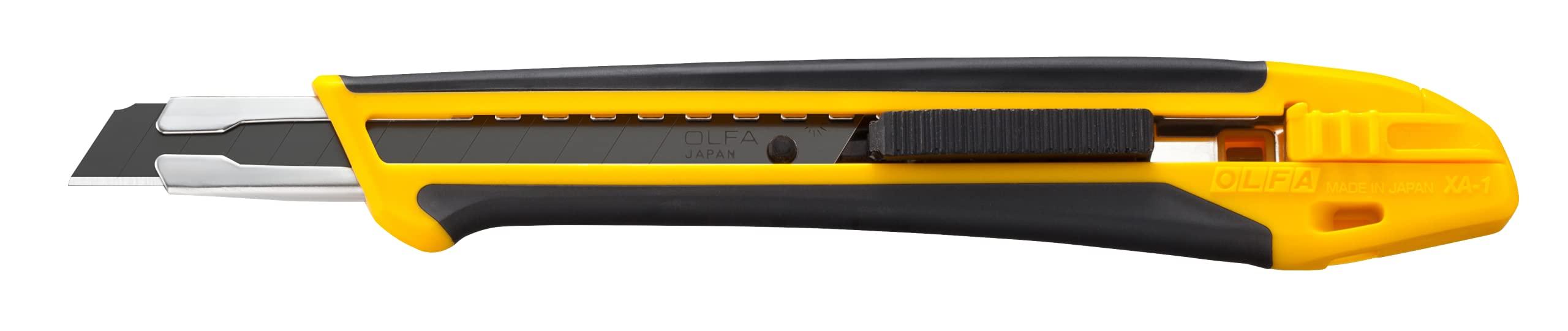 OLFA 9mm Precision Utility Knife (XA-1) - Multi-Purpose Retractable Precision Knife w/Fiberglass Reinforced Handle & Snap-Off Blade